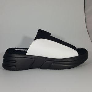 NR Rapisardi Black Banded Sandal with Hiker Sole